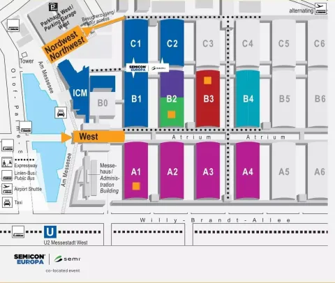 Fairground Map SEMICON Europa 2027